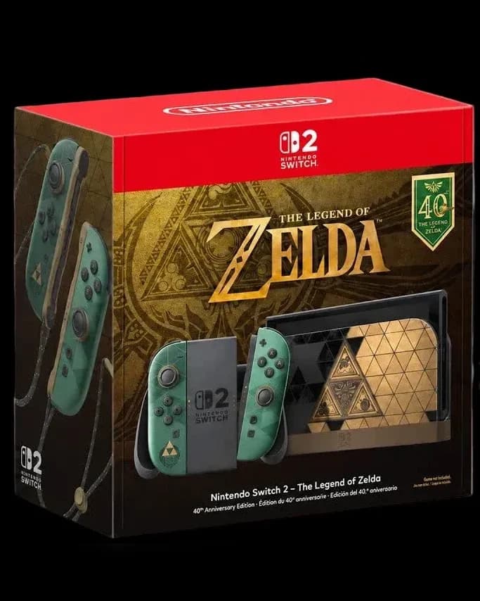 Nintendo Switch 2: The Legend of Zelda 40th Anniversary Edition